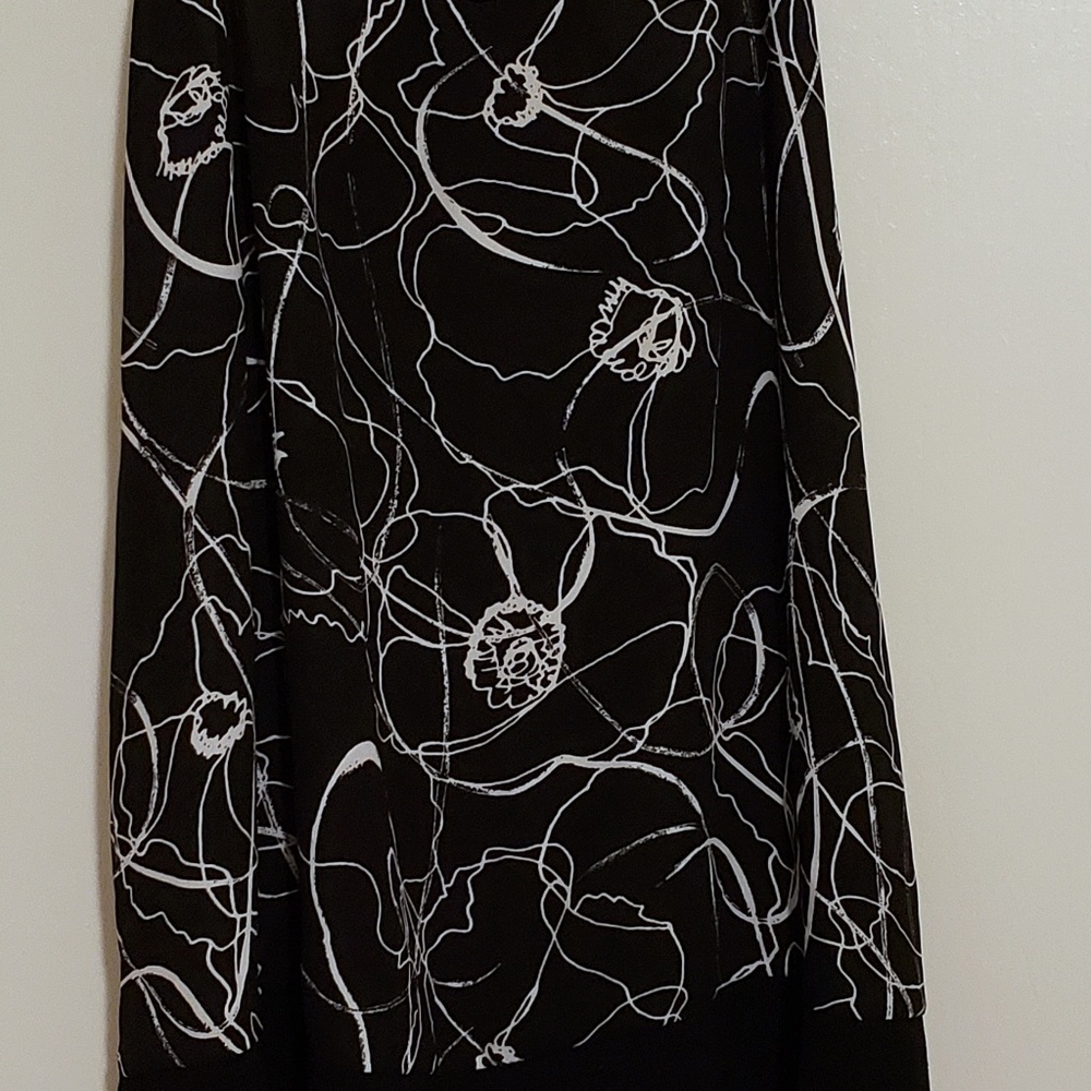 Trouve Abstract Floral Strappy Y-back Cami Tank - Picture 2 of 3